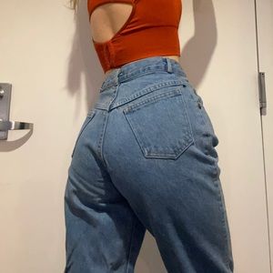 Vintage high waisted mom jeans